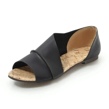 

Ariari 2019 Summer women sandals ladies open toe flat shoes roman low heel sandals women loafers women casual shoes plus size 43