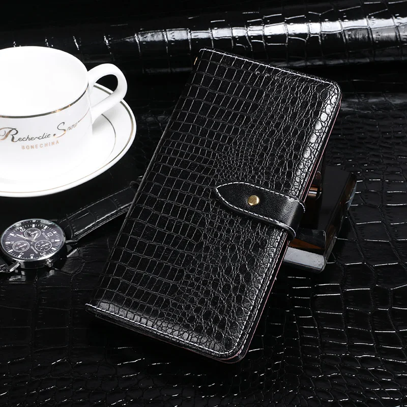 

For Lenovo K5 Play Case 5.7'' Crocodile Grain Flip Wallet Leather Case for Lenovo K5 Play L38011 Cover Phone Accessories