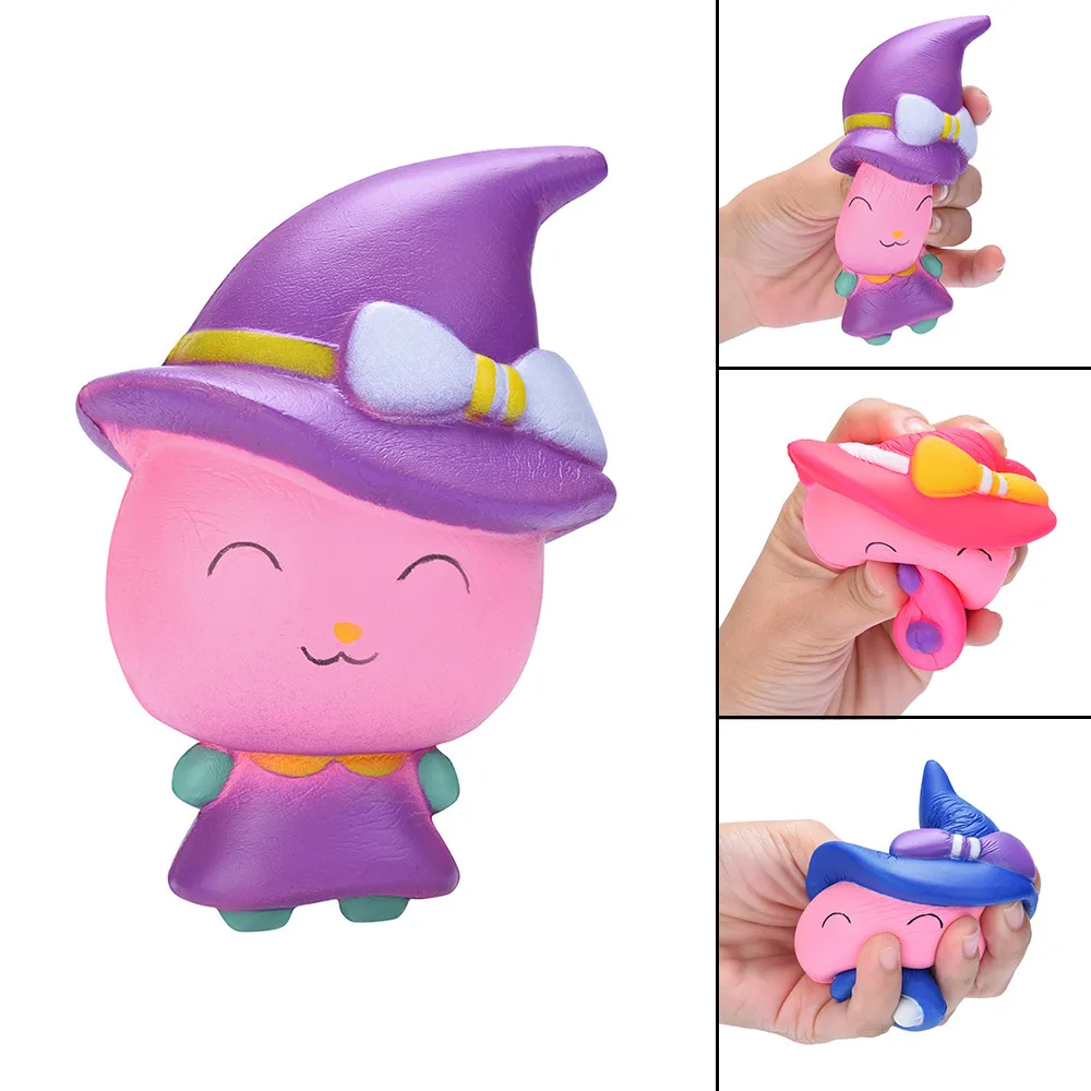 Милый ведьма Magic Girl Squeeze Toy замедлить рост крем Ароматические снятие стресса игрушка-головоломка игрушка