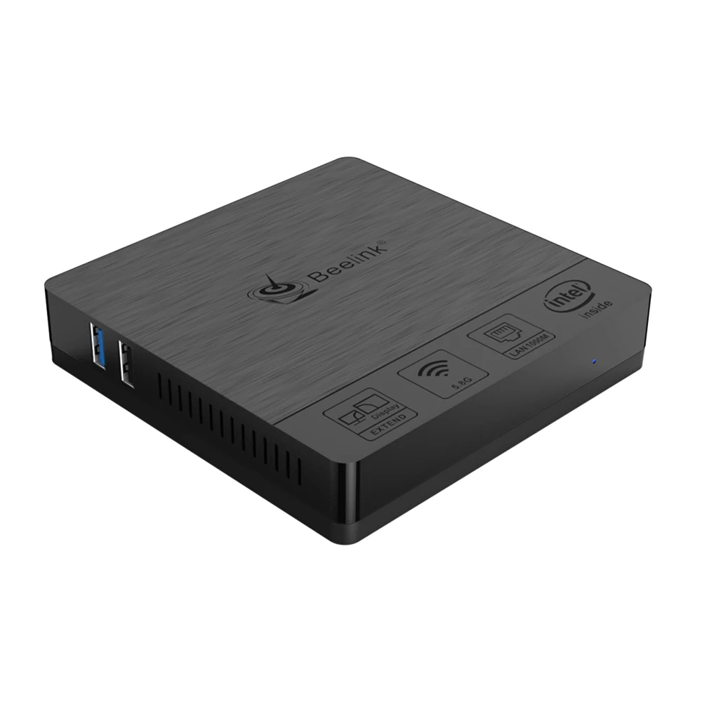 Мини ПК Beelink BT3 Pro II windows10 4 Гб ОЗУ 64 ПЗУ Intel Atom X5 Z8350/2 ГГц Wi Fi 1000 м BT4.0 USB3.0 мини ТВ