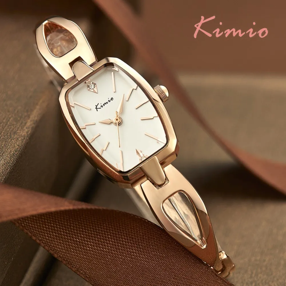 KIMIO Tonneau Ladies Watches Women Fashion Watch 2018 Brand Luxury Rectangle Rose Gold Watch Bracelet Wrist Watches For Women KIMIO Tonneau Ladies Watches Women Fashion Watch 2018 Brand Luxury Rectangle Rose Gold Watch Bracelet Wrist Watches For Women
