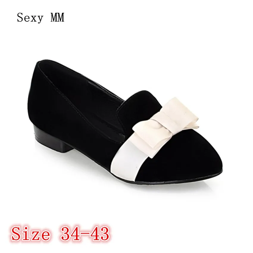 High Quality Casual Flats Women Low heel Office Shoes Slip On Loafers