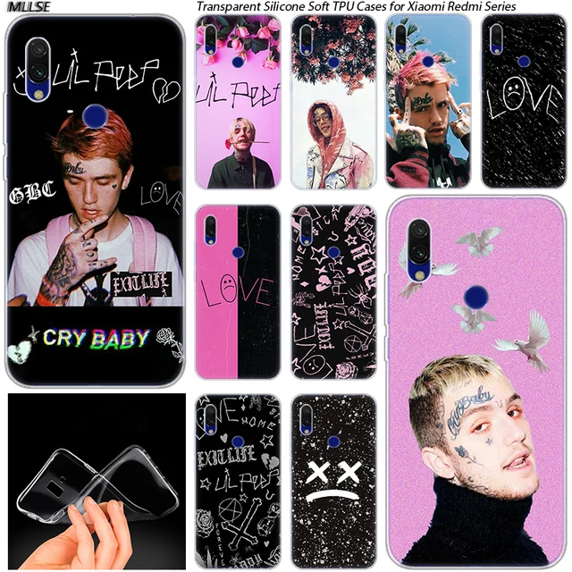 US $1.64 Hot Lil Peep Soft Silicone Case for Xiaomi Redmi K20 7 7A 5 5Plus 6 6A S2 Note 8 7 6 5 Pro Fashion 