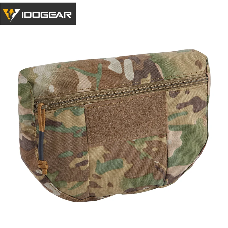 

IDOGEAR Tactical Armor Carrier Drop Pouch AVS JPC CPC Pouch Waist Bag EDC Combat Army Tactical Waist Pouch Multicam 3520