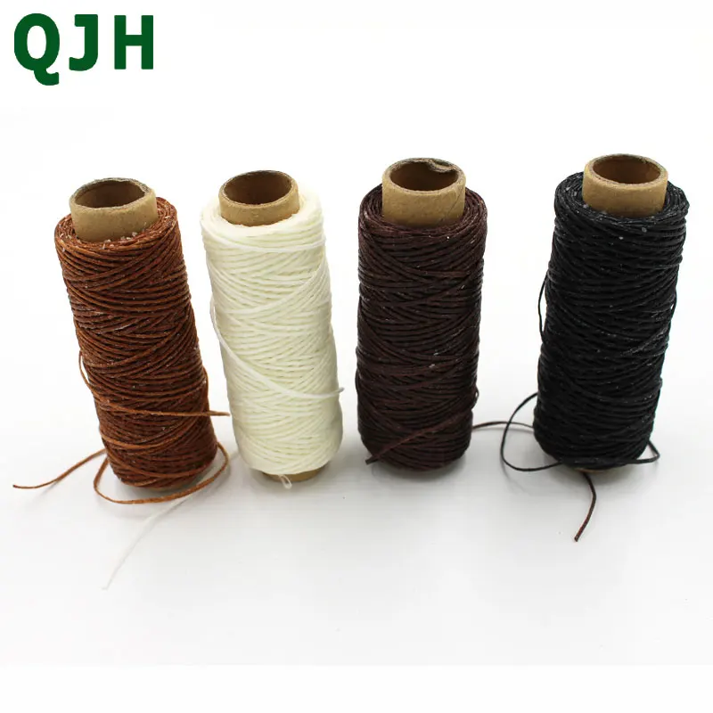 

150D flat waxed thread Hand Stitching DIY Leather Tools Hand suture 1mm width 50m/roll Cord Sewing Craft Leather special line