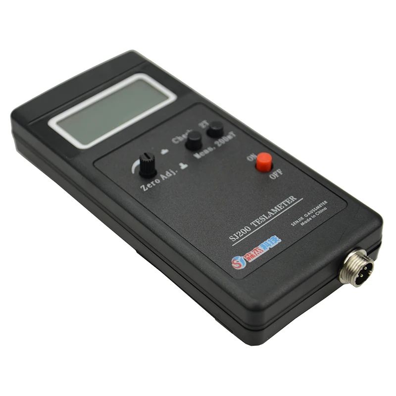 Hot Sale Professional High Accuracy Digital Gauss Meter SJ200 Static Magnetic Field Portable Tesla Tester 0-200Mt-2000mT