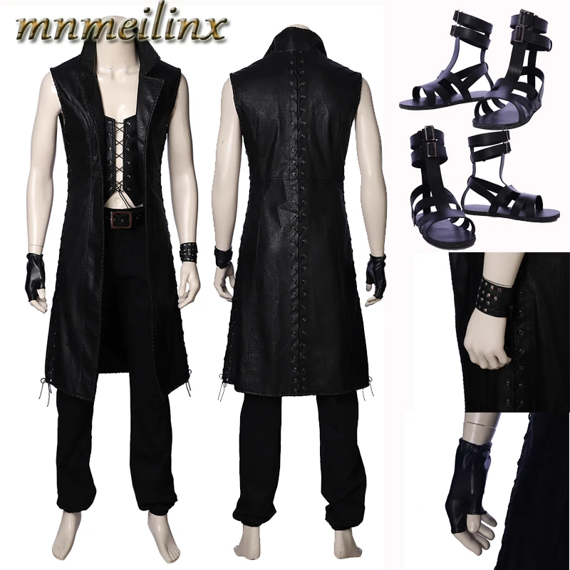 

V From Game Devil May Cry 5 DMC Dante Cosplay Costume Men Nero Vitale Costume Halloween Full Set Suit Custom Made Christmas
