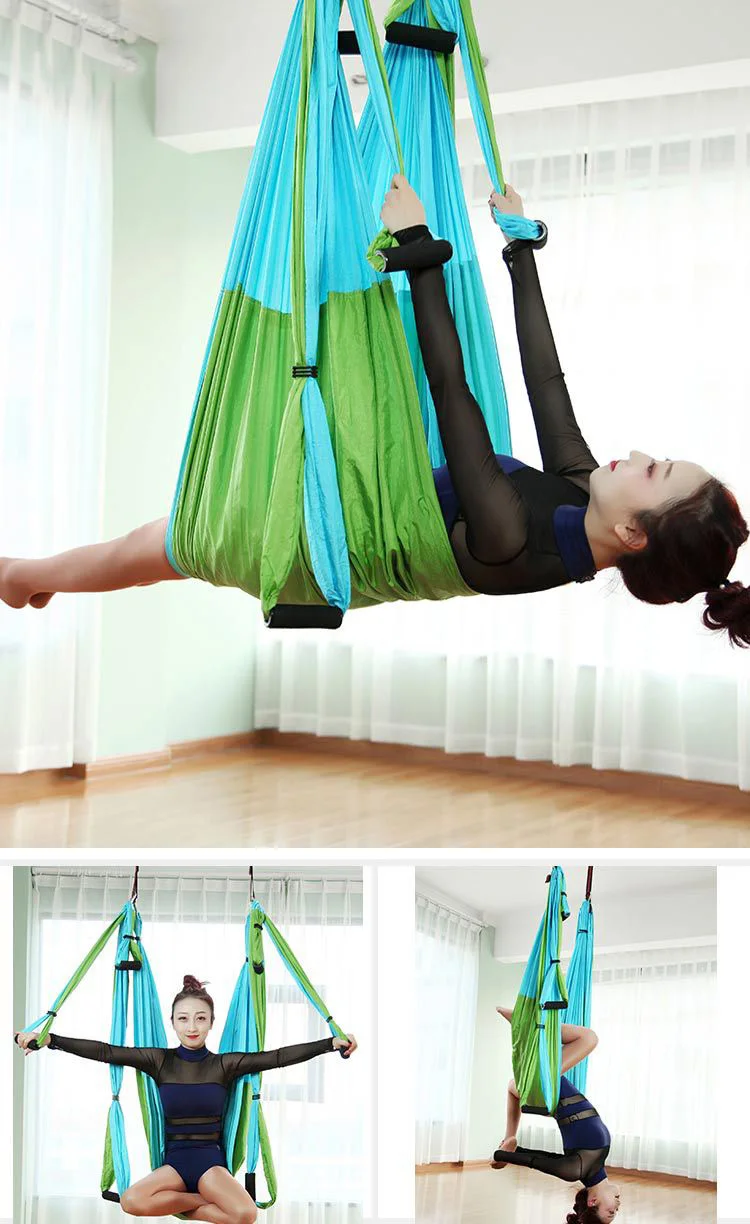 Anti-gravity Aerial Yoga Hammock Set Yoga Belt Flying Yoga Hammock for Pilates Body Building Yoga Swing With HangingTray