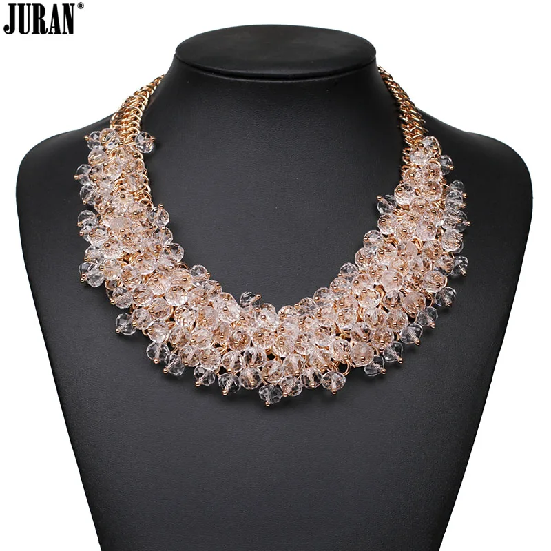 2017 New Exquisite luxury elegant noble crystal beads choker chains