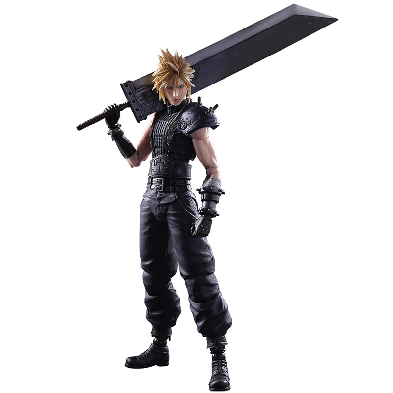 26cm Final Fantasy VII 7 Variant NO.1 Cloud Strife Figure Variable Cloud Strife PVC Action Figure Toy Brinquedos (1)