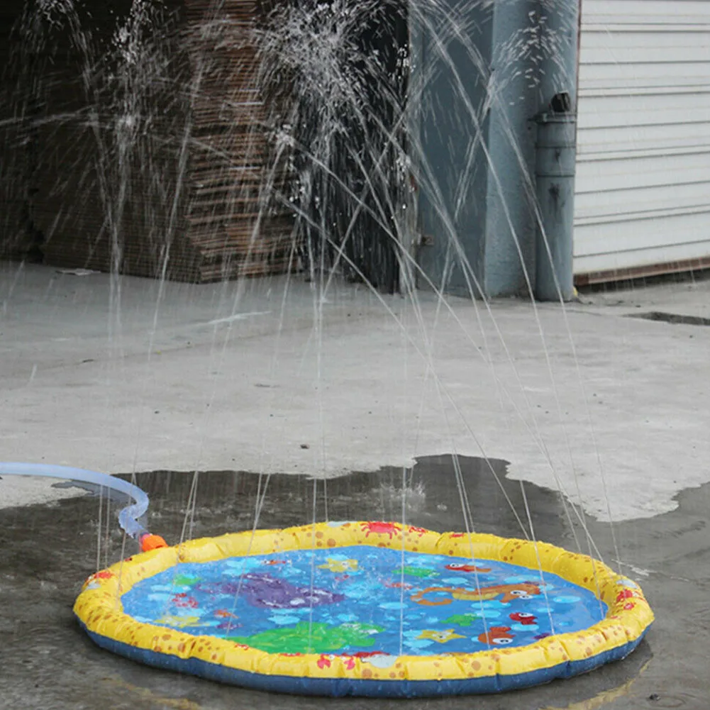 

Toddler Children Portable Lightweight Swimming Pool Outdoor Pad Practical Splash Water Pvc Inflatable Play Mat Toy Summer