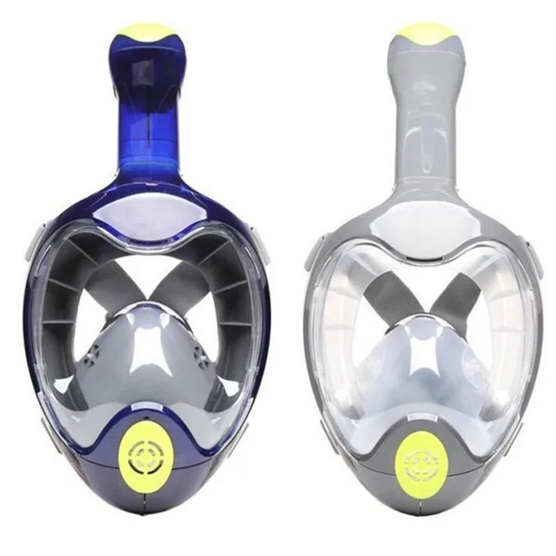 New Scuba Full Face Diving Mask Anti-fog Waterproof Underwater Swimming Snorkel Anti-spill Snorkeling Diving Masks GoPro Bracket New Scuba Full Face Diving Mask Anti-fog Waterproof Underwater Swimming Snorkel Anti-spill Snorkeling Diving Masks GoPro Bracket