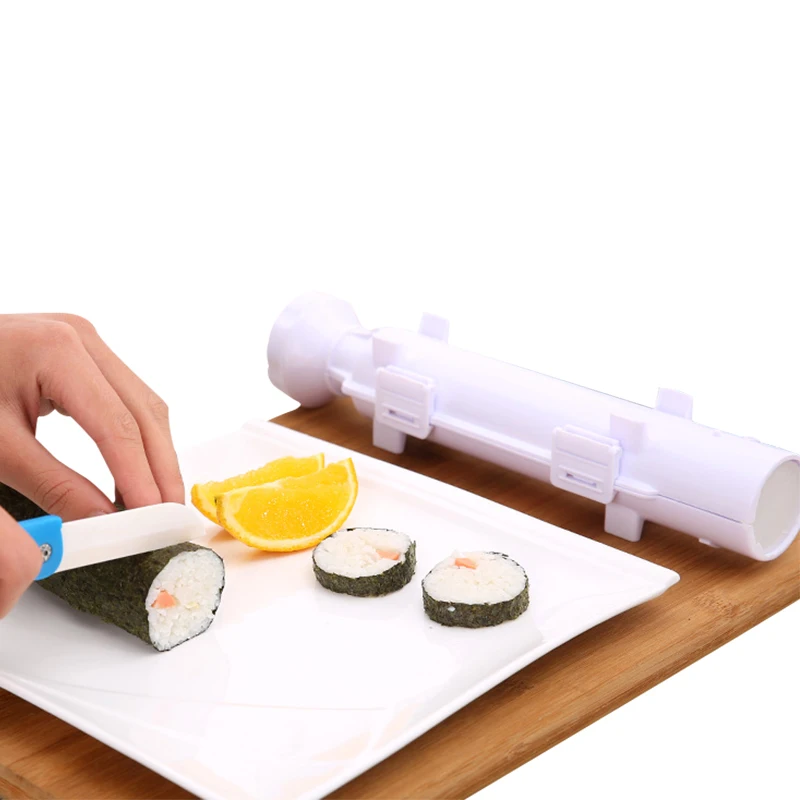 DIY Суши Maker ролл плесень решений комплект суши Базука риса мяса овощей Кухня