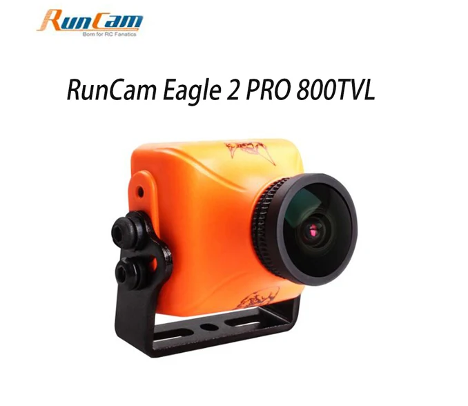 

RunCam Eagle 2 PRO 800TVL CMOS 2.1mm/2.5mm 16:9/ 4:3 NTSC / PAL Switchable Super WDR FPV Camera Low Latency for Quadcopter