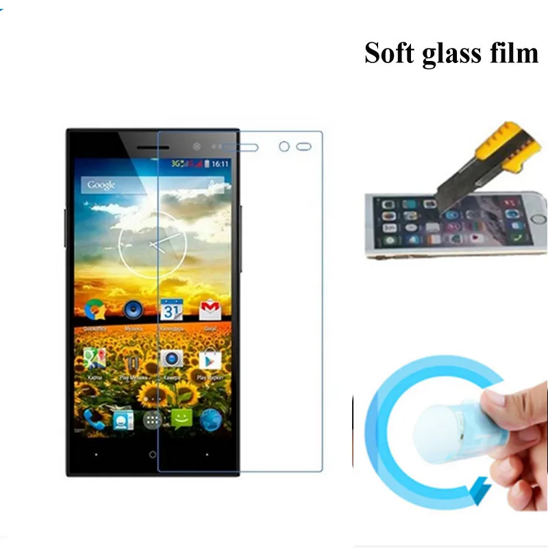

For Highscreen Zera F Screen Protector Soft Glass Nano Explosion proof Protective Film Guard