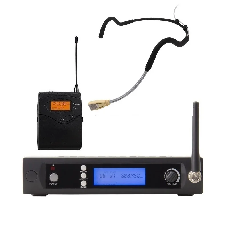 

Bolymic UHF Wireless microphones Headworn Condenser Microphone Fitness headset Professional Microphone Wireless