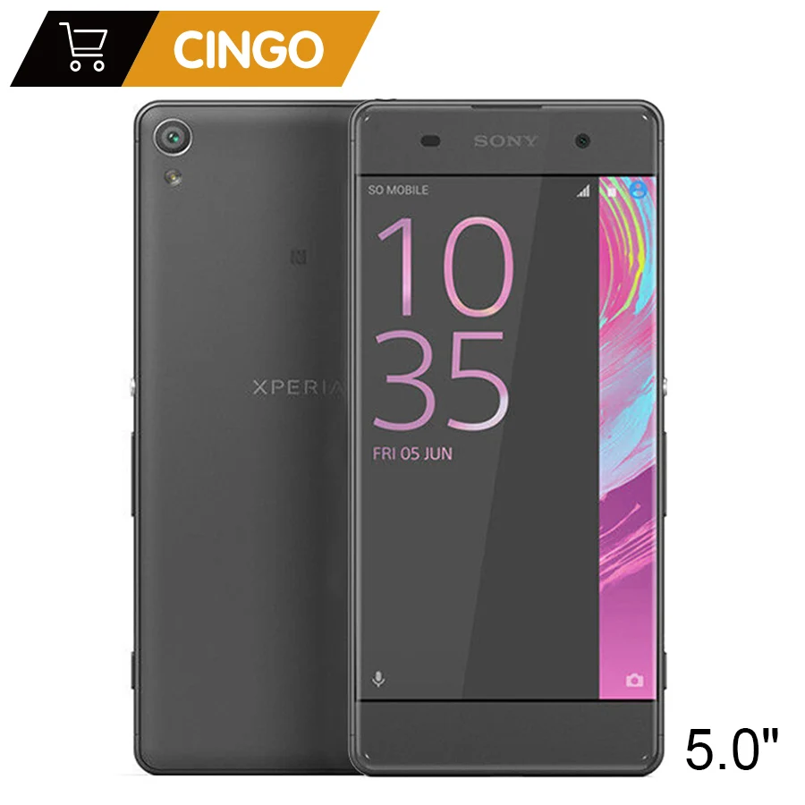 الأصلي سوني اريكسون X F5121 5.0 بوصة 3 GB RAM 32 GB ROM الروبوت سداسي النواة 23MP كاميرا 2600 mAh مقفلة واحدة سيم الهاتف المحمول