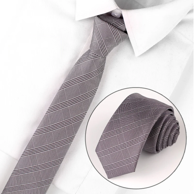 Для мужчин новый Высокое качество 6 см в полоску Тонкий галстук мода невеста свадебное цвет красного вина Темно-синие шеи галстук для Для