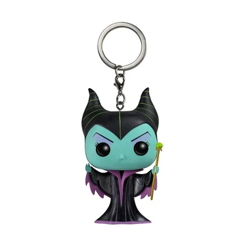 

6pcs Princess Maleficent Sleeping Beauty Action Figrues Toy With Keychain BOX