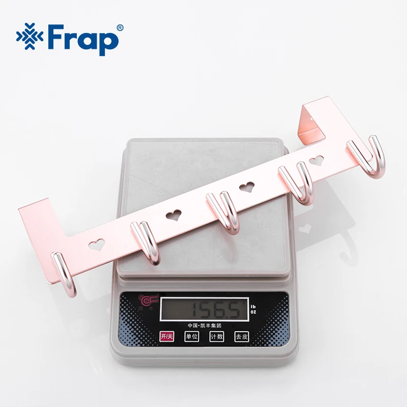 Frap 5 крючков розовый крючок для одежды Космический алюминиевый новый над дверью