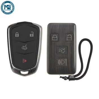 

Keyless Entry Remote Control Refit Rosewood Car Key Fob Shell Replacement for Cadillac ATS CT6 CTS SRX XT5 XTS (no circuit board