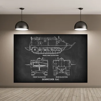 

Military Tanks PANZER III Art Canvas Modern Poster Wall Pictures for Living Room No Frame