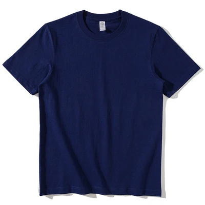 Хорошее качество хлопок футболка унисекс короткий рукав Женские однотонные Свободные повседневные футболки размера плюс мужские плотные базовые футболки - Цвет: 14