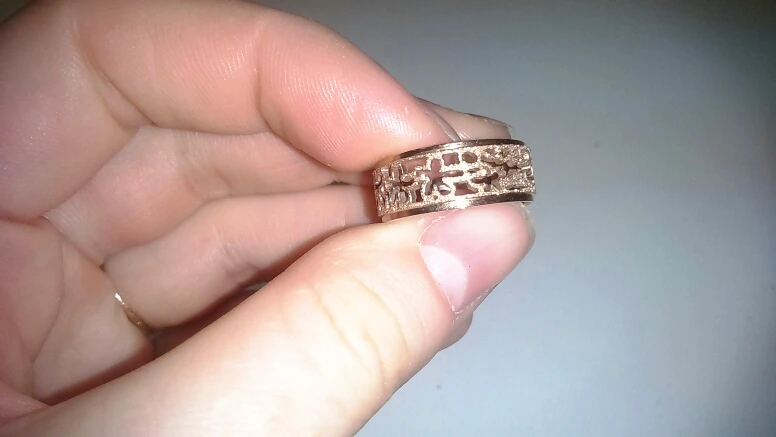 Матовое кольцо великолепные полые уникальный дизайн розовое золото цвет нержавеющая сталь кольца для женщин bague femme anillos ringen подарок