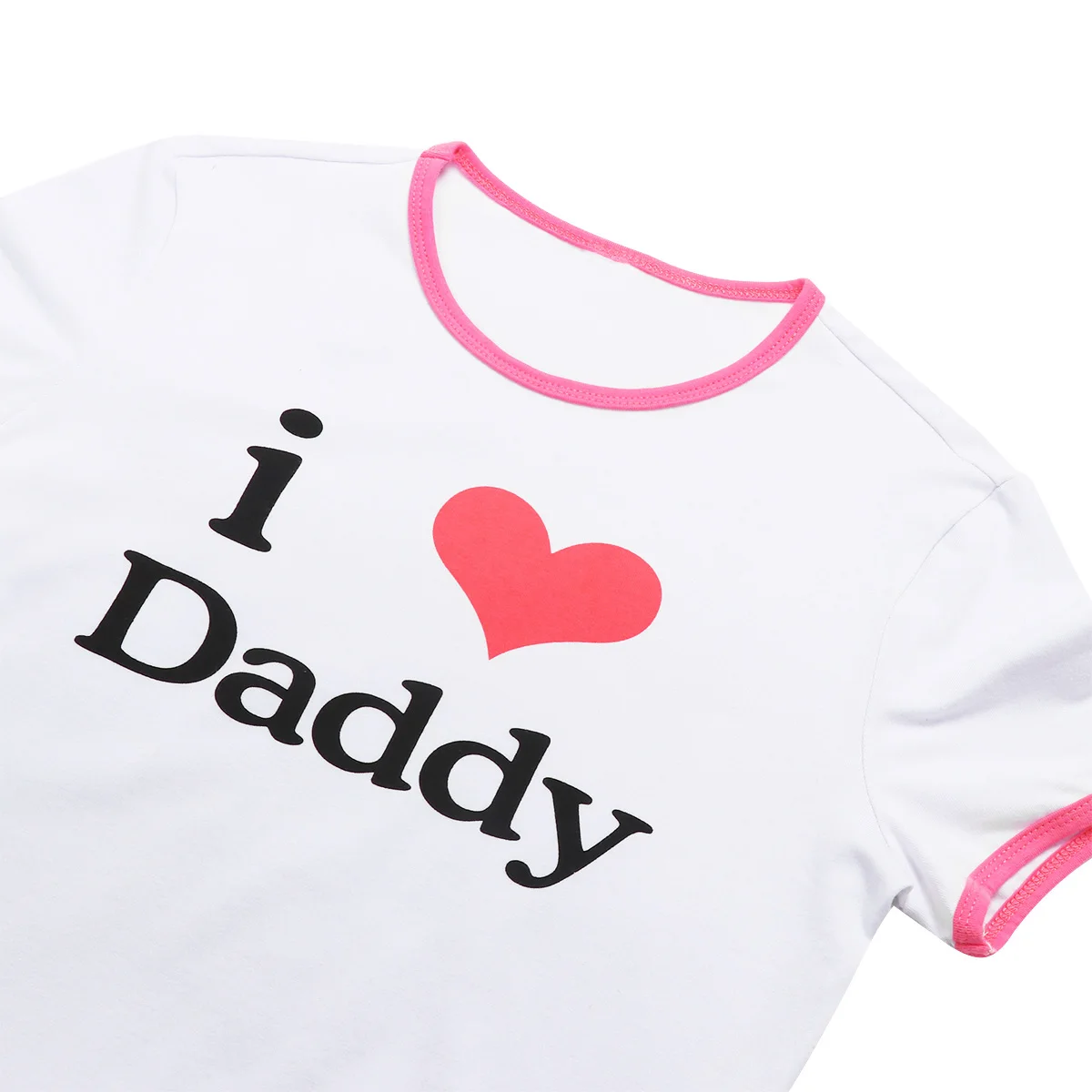 Женский сексуальный комбинезон для взрослых боди с надписью I Love Daddy короткий