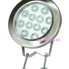 Нержавеющая сталь, IP68, 12 Вт Светодиодный светильник для бассейна, светодиодный подводный прожектор, с обручем, 12X1 Вт, работающего на постоянном токе 12 В, DS-10-30, постоянное напряжение