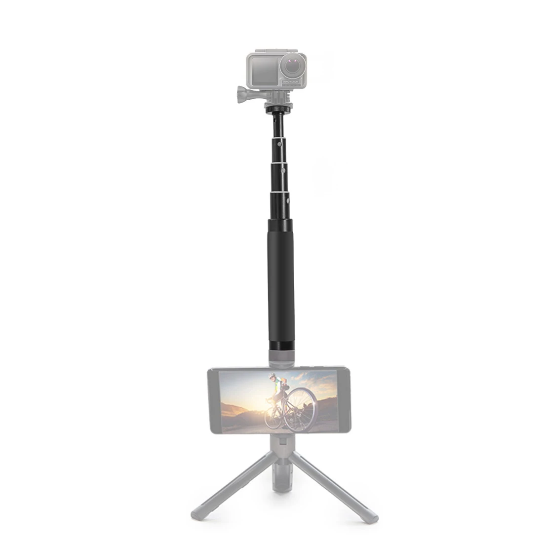 

PGYTECH Handhold Gimbal Camera Holder Extension Rod Extensible Camera Stand with 1/4 Screw for DJI OSMO ACTION/Osmo Pocket/GOPRO