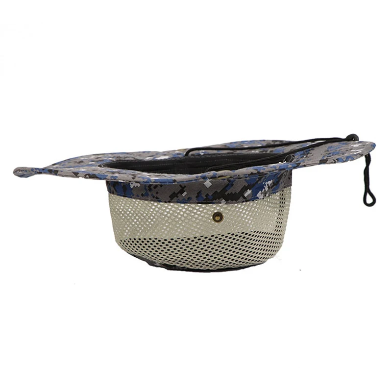 Fishing Camouflage Cap Camo Tactical Hat Sunshade Sea Beach Sun Hats  Outdoor Camping Tools Army Climbing Hiking Sport Panama (8)