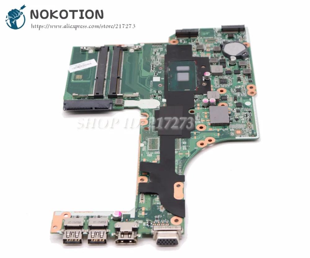 NOKOTION для HP probook 450 470 G3 Maptop материнская плата 830931-601 830931-001 830931-501 DA0X63MB6H1 SR2EY i5-6200U