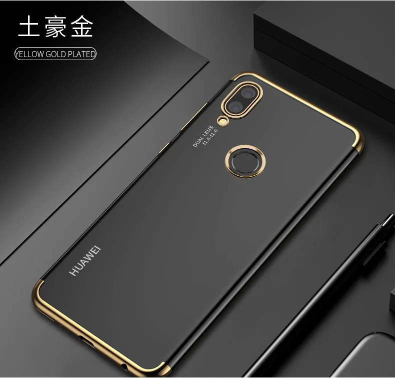 Huawei-P20-Case-yezaoo-Brand-Coque-Huawei-P20-lite-Case-Huawei-P20-pro-Silicone-plating-TPU fd