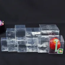 30 шт./лот прозрачный пластик ПВХ коробка прозрачная коробка для подарка подходит для свадьбы/дня рождения/конфет/шоколада/ювелирных изделий/подарочная упаковочная коробка