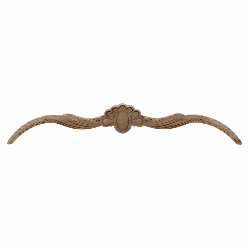 Beste VZLX Dcarving Meubels Decoratie Europese Stijl Hout Ronde Applique Hart Decoratieve Bloem Beeldjes Miniaturen Home Decor