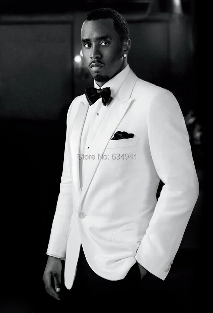 2015 Top selling CUSTOM MADE GROOM TUXEDO,WHITE JACKET BLACK PANTS ... 2015 Top selling CUSTOM MADE GROOM TUXEDO,WHITE JACKET BLACK PANTS ...