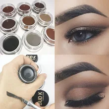 9 colores potenciadores de cejas maquillaje impermeable ceja relleno Beverly Hills pomada gel cejas caramelo BUD K marca