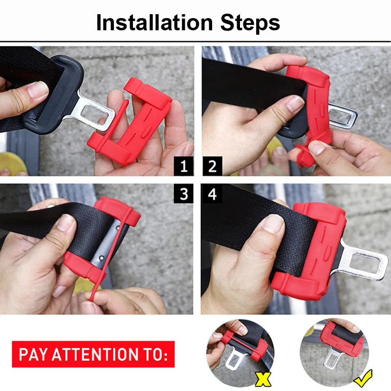 2x ремень безопасности для автомобильного кресла Пряжка Защитная крышка для kia rio toyota tacoma beetle ix25 dodge challenger opel insignia mk7