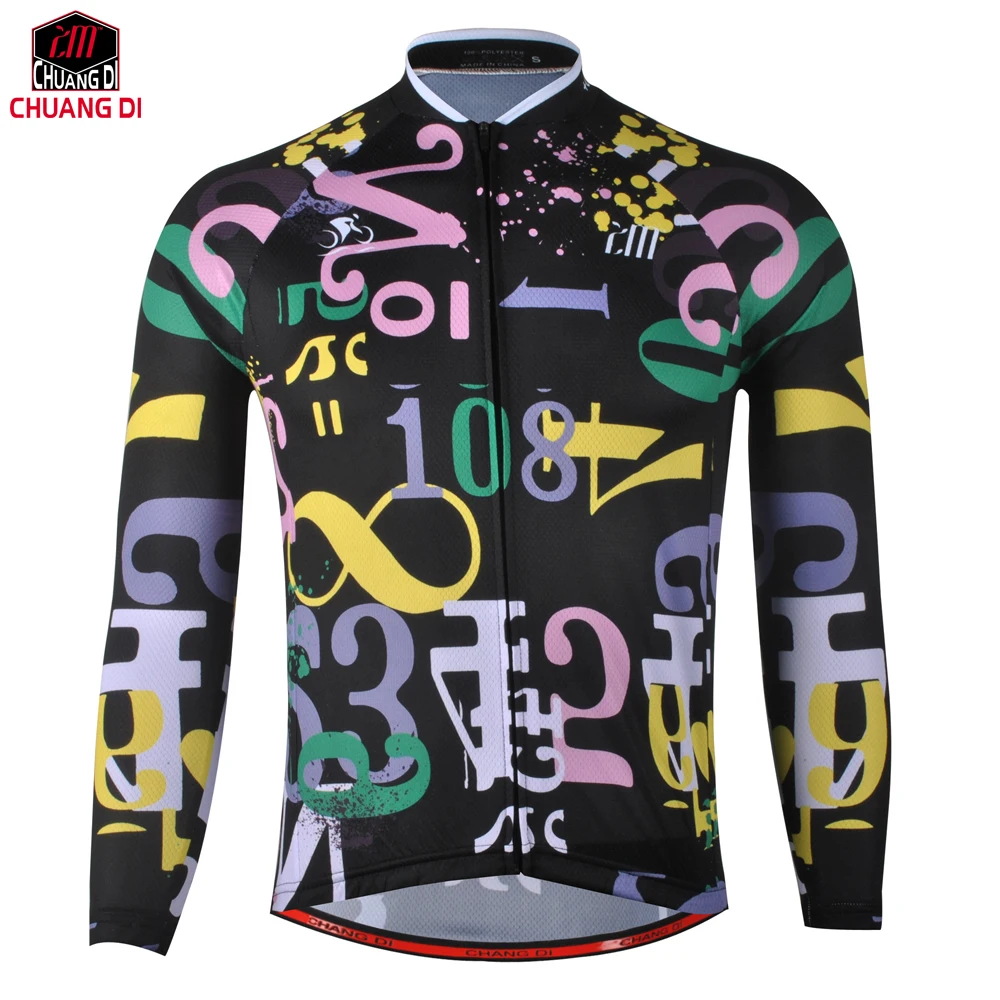cheap ZM spring autumn Cycling Clothing Clothes Wear 2019 Men #039;s Pro Cycling Jersey long sleeve Bike MTB Jerseys maillot ciclismo