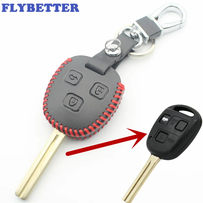 Чехол FLYBETTER из натуральной кожи с 3 кнопками для Lexus Rx330/ES300/IS400/Is200 автомобильный
