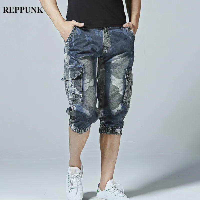 REPPUNK шорты милитари мужские летняя камуфляжная хлопковая одежда удобные мужские тактические карго-шорты камуфляжные Большие размеры