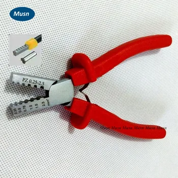 

For cable end sleeves Style Small Crimping Plier 0.25-2.5mm2 PZ0.25-2.5 connectors