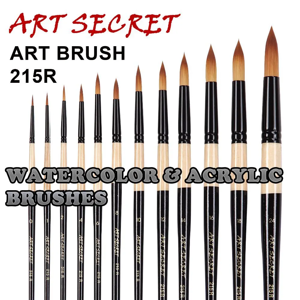 215r 1pc Korean Synthetic Hair High Quality Paint Brushes Artistic 215r 1pc Korean Synthetic Hair High Quality Paint Brushes Artistic Art Painting Brush For Watercolor And Acrylic Drawing In From Office