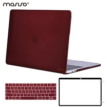 Чехол Mosiso для Macbook Pro 13 15 Touch Bar retina Mac Pro Чехол аксессуары+ силиконовый чехол для клавиатуры