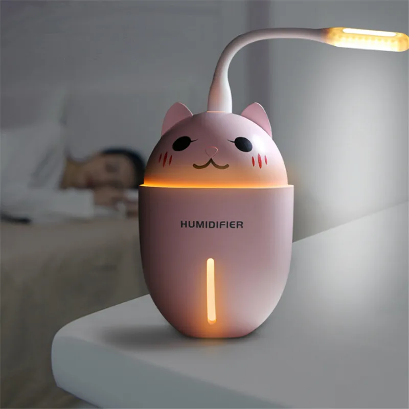 LED Ultrasonic Aroma Humidifier Air Aromatherapy Essential Oil Diffuser 320MLUS