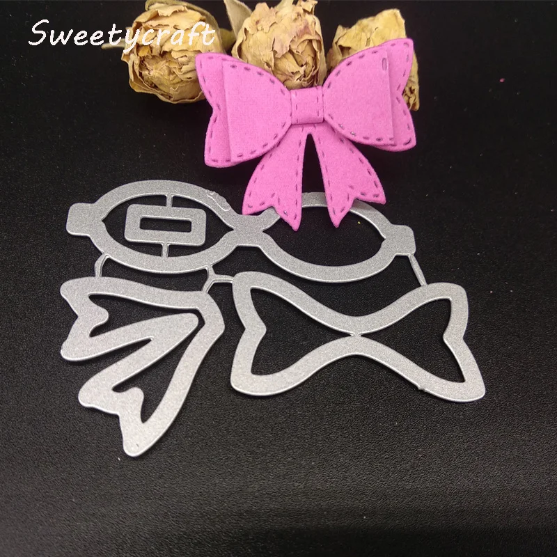 

Stamps Die Scrapooking Bow Bowknot Butterfly Metal Cutting Dies Craft New 2019 Stencil DIY Embossing Card Making Paper Die Cut