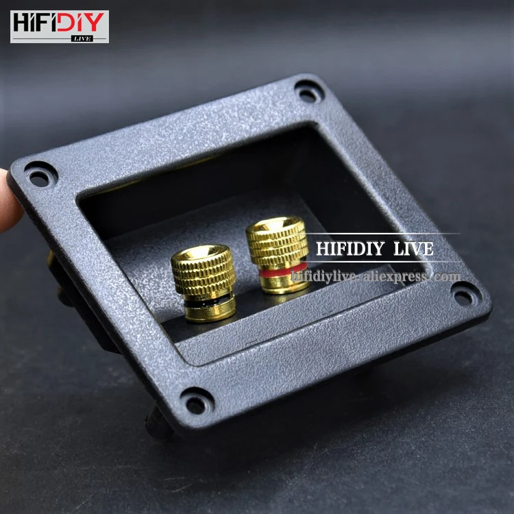 Hifidiy динамик Соединительная коробка для динамиков Клеммная корпус 2 медных
