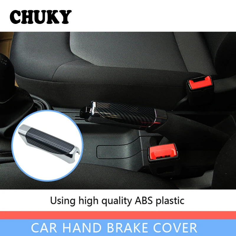 

CHUKY Car Styling Hand Brake Sticky Cover For Honda Civic 2006-2011 2017 Audi b5 a6 c5 c6 Ford focus 2 3 mk2 fiesta Accessories