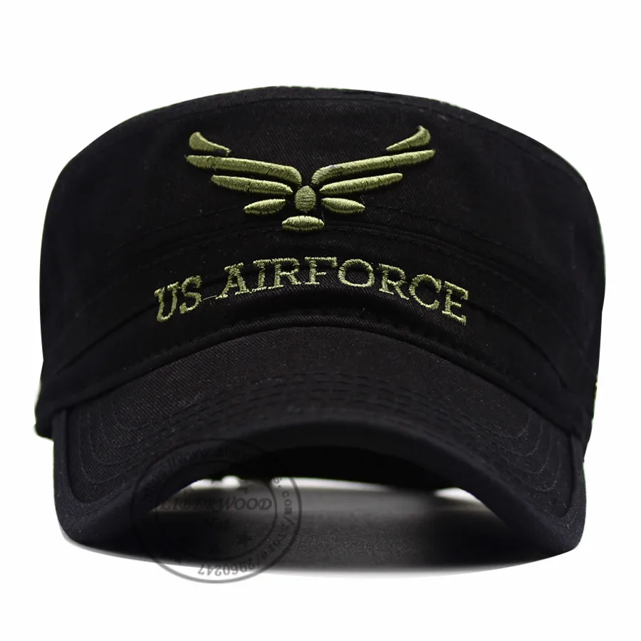 Мужская и женская вышитая шляпа LIBERWOOD U.S. Airforce USAF Wings камуфляжная Регулируемая